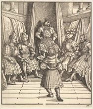 Illustration from The White King (Der Weiß König), 15th-16th Century. Creator: Hans Burgkmair, the Elder.