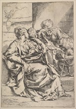 The Holy Family, ca. 1595-1600. Creator: Guido Reni.