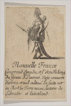 Nouvelle France, 1644. Creator: Stefano della Bella.