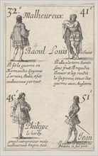 Raoul ... / Louis le Jeune..., from 'Game of the Kings of France'