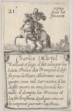 Charles Martel / Vaillant et sage..., from 'Game of the Kings of France'