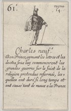 Charles neuf.-e / Bon Prince..., from 'Game of the Kings of France'