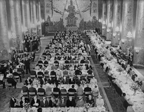 Banquet, Stockholm City Hall, Sweden, 1960. Creator: Unknown.