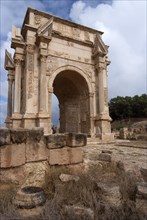 Libya, Leptis Magna, Arch of Septimius Severus, 2007. Creator: Ethel Davies.