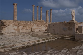 Libya, Leptis Magna, Flavius Julius Fountain, 2007. Creator: Ethel Davies.