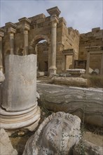 Libya, Leptis Magna, Severan Forum, 2007. Creator: Ethel Davies.