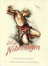 Movie poster Die Nibelungen: Siegfried by Fritz Lang, 1924. Creator: Matejko, Theo (1893-1946).