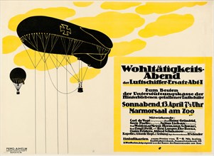 Charity Evening of the Airship Replacement Dept. I , 1918. Creator: Oppenheim, Louis (1879-1936).
