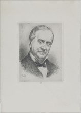 Portrait of Paul Durand-Ruel (1831-1922), 1882. Creator: Desboutin, Marcellin Gilbert (1823-1902).