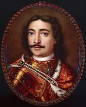 Portrait of Emperor Peter I the Great (1672-1725). Creator: Dinglinger, Georg Friedrich (1666-1720).