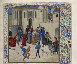 Arrival of Isabeau de Bavaria in Paris, ca 1470-1475. Creator: Anonymous.