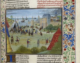 The siege of Mahdia, 1390, ca 1470-1475. Creator: Anonymous.