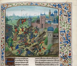 The Battle of Nicopolis on 25 September 1396, ca 1470-1475. Creator: Anonymous.