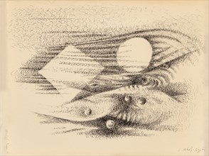 Rhythmical Wave, 1946. Creator: Moholy-Nagy, Laszlo (1895-1946).