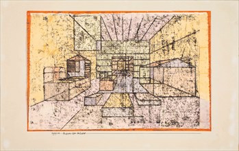 Space of the Houses, 1921. Creator: Klee, Paul
