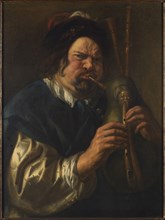 The bagpipe player, 1638-1640. Creator: Jordaens, Jacob