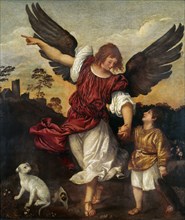 Tobias and the Angel, ca 1521-1525. Creator: Titian (1488-1576).