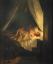 The Vampire, 1852. Creator: Delacroix, Eugène (1798-1863).