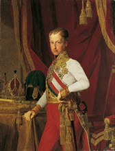 Portrait of Emperor Ferdinand I of Austria (1793-1875), 1839. Creator: Waldmüller, Ferdinand Georg (1793-1865).