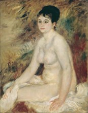 After the bath, 1876. Creator: Renoir, Pierre Auguste
