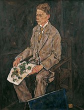 Portrait of Dr. Franz Martin Haberditzl , 1917. Creator: Schiele, Egon