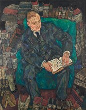 Portrait of Dr. Hugo Koller, 1918. Creator: Schiele, Egon