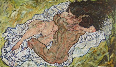 The Embrace, 1917. Creator: Schiele, Egon