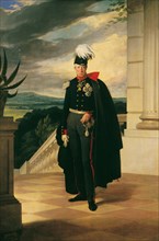 Emperor Franz I of Austria (1768-1835) in Prussian General Uniform, 1834. Creator: Amerling, Friedrich Ritter von (1803-1887).