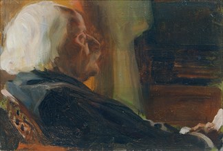 Portrait of the Composer Karl Goldmark (1830-1915), 1905. Creator: Friedrich, Otto (1862-1937).
