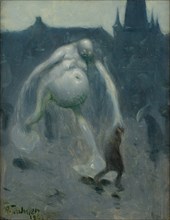 Downpour, 1907. Creator: Teschner, Richard (1879-1948).