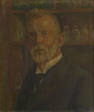 Portrait of Paul Ehrlich (1854-1915) , c. 1920. Creator: Voigt, Franz Wilhelm (1867-1949).