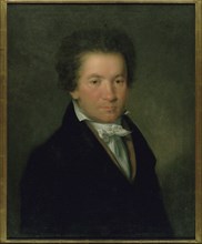 Portrait of Ludwig van Beethoven, 1815. Creator: Maehler, Willibrord Josef (1778-1860).