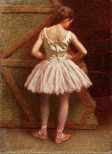 Dancer at Teatro alla Scala, 1909. Creator: Morbelli, Angelo