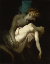 Cupid and Psyche, c. 1810. Creator: Füssli (Fuseli), Johann Heinrich (1741-1825).