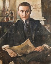 Portrait of Wolfgang Gurlitt, 1917. Creator: Corinth, Lovis (1858-1925).