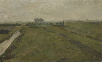 Landscape near Amsterdam, c. 1902. Creator: Mondrian, Piet