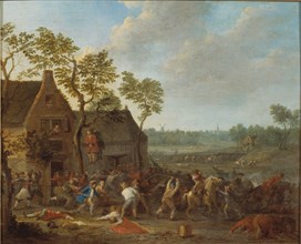 Farm Robbery, c. 1710. Creator: Breydel, Karel