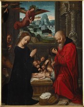 The Nativity of Christ, ca 1525-1550. Creator: Isenbrant, Adriaen (1490-1551).