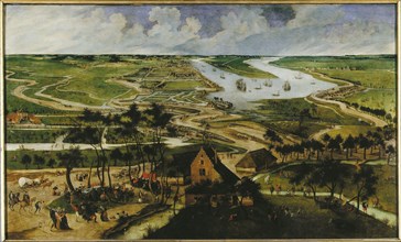 View of Antwerp Polders, 1604. Creator: Grimmer, Abel