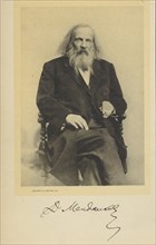 Portrait of Dmitri Mendeleev, c. 1900. Creator: Anonymous.