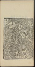 Haedong Chegukki (earliest printed map of Japan), Left part, 1471. Creator: Shin Suk-ju (Sin Sukju) (1417-1475).