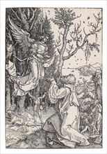 Joachim and the Angel, from The Life of the Virgin, c. 1504. Creator: Dürer, Albrecht