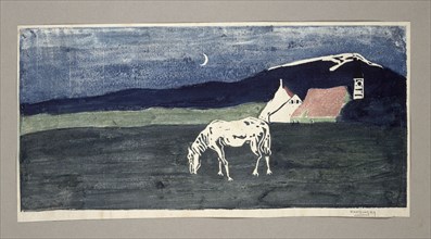 Abenddämmerung (Dusk), 1904. Creator: Kandinsky, Wassily Vasilyevich (1866-1944).