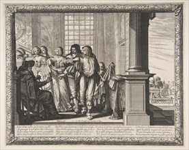 The Prodigal Son Changes Clothes, ca. 1636. Creator: Abraham Bosse.