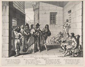 Visiting Prisoners, 1635. Creator: Abraham Bosse.