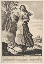 Village Girl Dancing, 1626-28. Creator: Abraham Bosse.
