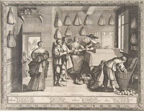 Employment Bureau, ca. 1633. Creator: Abraham Bosse.