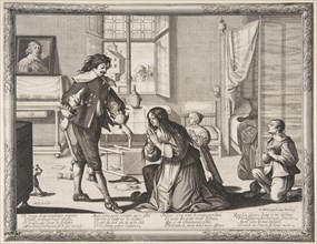 The Wife-Beater, ca. 1633. Creator: Abraham Bosse.