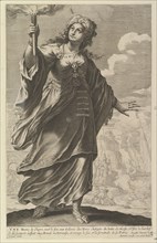 Une Dame de Chypre, 1647. Creator: Abraham Bosse.