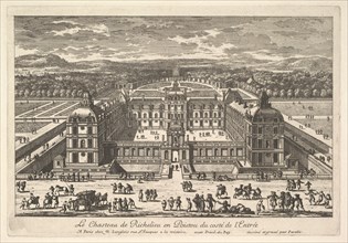 Le Château de Richelieu en Poictou du Côté de l'Entrée, 17th century. Creator: Adam Perelle.